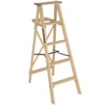 HD Industrial Wood Step Ladder